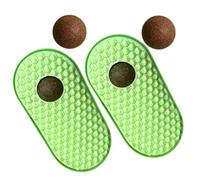 THINCAN Grooming Brush Cats Scratch Massage Brush Pet Self-Grooming Scratcher Catmint 2PCS Cats Scratching Catmint Dog Supplies