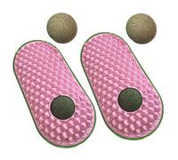 THINCAN Grooming Brush Cats Scratch Massage Brush Pet Self-Grooming Scratcher Catmint 2PCS Cats Scratching Catmint Dog Supplies