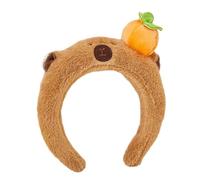 THINCAN Hair Hoop Hair Accessories Capybara Headwear Cartoon Headdress Hairband Plush for Girls Women Lady Capybara Hair Accessory
