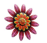 THINCAN Handcrafted Metal Blossom Wall Art Decorative Metal Piece Iron Flower Sculpture For Kitchen Dining Room Accent Iron Flower Decors