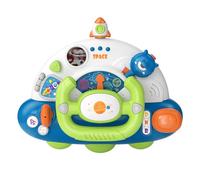 THINCAN Kids Educational Driving Simulation Set ABS Toy With Sound Effects For Creative Play Time Compact Travel Friendly Car Toy