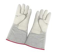 THINCAN Leather Cryogenic Gloves With Not Slip Grip Liquid Resistant Glove For Extreme Cold Defense Up To 260°C Freeze Proof Work Gloves.