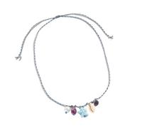 THINCAN Marine Inspired Adjustable Ceramic Shell And Starfishes Necklace With Bright Dopamine Colors For Women Summers Beach Jewelry Fashionable Inspired Chokers