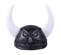 THINCAN Medieval Vikinges Helmets With Horns Norses Barbarian Warrrior Hat Halloween Cosplay LARP Costume Accessory Norses Barbarian Warrrior Hat