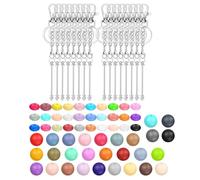 THINCAN Multi Color Colorful Keychain For Car Homes Accessories Handbag Decors Suitable For Various Bags Jewelry Making Supplies
