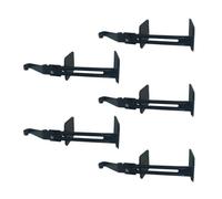 THINCAN Multi Purpose Adjustable Hooks Iron Made Compact for Socks Scarves Vertical Space Optimization Christmas Stocking Holder