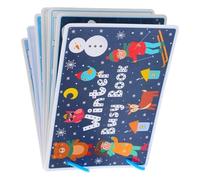 THINCAN Portable Educational Activity Book For Toddler Featuring Tear Resistant Design And Color Recognition Reusable Preschool Cognitive Workbook