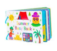 THINCAN Portable Educational Activity Book For Toddler Featuring Tear Resistant Design And Color Recognition Reusable Preschool Cognitive Workbook