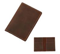 THINCAN Retro Styles Mens Credit Card Holder Practical PU Leather Business Card Organizers for Office Professional Driver Vintage PU Case Business