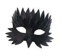 THINCAN Reusable Half Face Covering With Artistic Feathered Styles Detail Adult Party Essential Costume Accessory Feather Masquerades