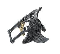 THINCAN Rings, Gothic Styles Open Alloy Rings Mysterious Castles Sun Pattern for Men and Women Adjustable Finger Band Ornament