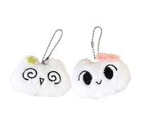 THINCAN Soft Cartoon Dizzy Plush Keychain Unique Cartoon Dizzy Keychain Soft Plush Hanging Decors for Room and Office