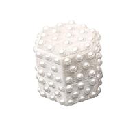 THINCAN Sophisticated Six Sided Velutum Jewellery Organizers Embellished with Pearls and Plush Lining for Gifts Packaging Romance Wedding Box