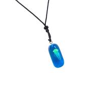 THINCAN Stylish Jellyfish Pendant Necklace With Luminescent Effect Portable For Celebrations And Special Occasions Ornament
