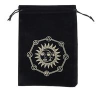 THINCAN Tarot Storage Bag Board Game Cards Small Drawstring Package Witch Divination Crystal Packing Pouches Jewelry Wrap Bags Plush Tarot Protections