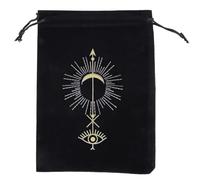 THINCAN Tarot Storage Bag Board Game Cards Small Drawstring Package Witch Divination Crystal Packing Pouches Jewelry Wrap Bags Plush Tarot Protections