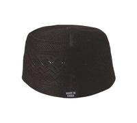 THINCAN Traditional Muslims Prayer Hat Breathable Kufi Hat with Hollowout Pattern for Cultural Event and Religious Gathering Ethnic Muslims Headgear Black