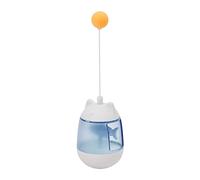 THINCAN Upgrade Interactive Cat Toy with Ball & Feathers Tumbler Balanced Bottle Cat Toy Funny Automatic Rotating Balance Toy
