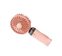 THINCAN USB Rechargeable Handheld Fan 5 Speed Quiet Portable Cooling For Desk Travel Birthday Holiday Adjustable Speed Fan