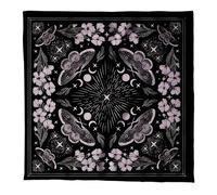 THINCAN Velvets Tarots Reading Cloth Occult Symbols Artistic Velvets Divination Mats Spiritual Practice Accessory Nonslip Tarots Mats