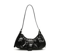 THINCAN Women Shoulder Bag Trendy Crossbody Bag Armpit PU Leather Handbag Pleated Underarm Purse Commuting For Daily Women Trendy Shoulder Retro Underarm Purse Pleated Crossbody