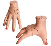 Thing Hand, Wednesday Thing Hand Prop, Addams Family Inspired Halloween Decoration, Realistic Cosplay Accessory for Horror Collections and Prank Scenarios, Realistic Scarred Thing Hand