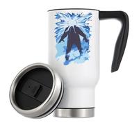 Thing Horror Movie Scary Halloween Poster Art Vacuum Insulated Thermal Travel Coffee Mug 480ml White