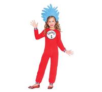 Thing One and Thing Two Jumpsuit - Age 6-8 Years