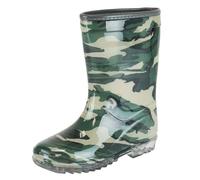 Thingimijigs Boys Green Camo Wellington Boots Wellies - UK Child 11