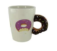 Thingimijigs Donut Shaped Handle Mug (Brown)