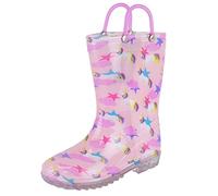 Thingimijigs Girls Pink Unicorn Wellington Boots - UK 12 Child