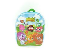 Thingimijigs Moshi Monsters Medium Blue Backpack School Bag with Mesh Pockets