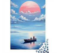 Things Are Always Changing 1000-Piece Puzzle for Adults, 70x50cm/1000pcs, Clean White Cardboard for Sorting; to Complete Gradually over A Weekend