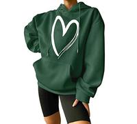 things for 1 pound Fashion Casual Women's Warm Sweatshirt Long Sleeve O Neck Soft Love Printed Shirt Ladies Winter stuff for 1 pound selling account