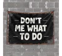 Things for Boys Room Don't Tell Me What to Do Motivational Poster Tapestry Funny Bedroom Decor Tapestries for Bedroom(75X100CM)