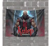 Things for Boys Room Kulep: The Legendary Warrior of Bladocuns Tapestry Gaming Room Bedroom Accessories(100X150CM)