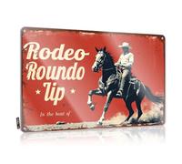 Things For Boys Room Rodeo Roundup: In The Heart Of Cowboy Culture. Tin Sign Home Decor Men Bar Posters(20X30CM)