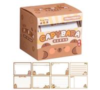 Things for Planner Reminder, Writing Notepads | 256 Sheets Cute Cartoon Capybara Sticky Notes,Craft Writing Paper Smooth Writing Pad for App