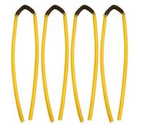 Things for The Kitchen 4 Piece Elastic Replacement Bands Heavy Duty Wrist Rocket Bands Compatible With Catapults Baby Carillon (Yellow, One Size)
