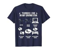 Things I Do In My Diving Era Funny Underwater Diver Vacation T-Shirt