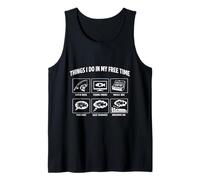 Things I Do in My Free Time Bass Fishing Fun Tank Top