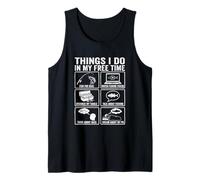 Things I Do in My Free Time Bass Fishing Life Tank Top