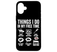 Things I Do In My Free Time BBQ Smoking Case for iPhone 16 Plus