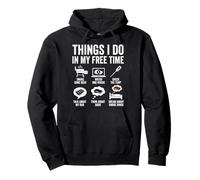Things I Do In My Free Time BBQ Smoking Pullover Hoodie