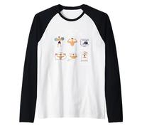 Things I do in My Free time bodybuildin Raglan Baseball Tee