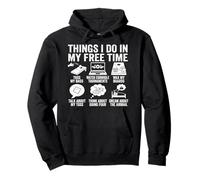 Things I Do In My Free Time Cornhole Toss Fun Pullover Hoodie