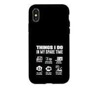 Things I Do In My Spare Time 3D Printing Funny Case for iPhone X/XS