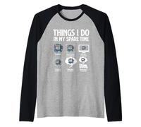 Things I Do in My Spare Time - 3D Printing Geek 3D Printer Raglan Baseball Tee