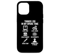 Things I Do In My Spare Time 3D Printing Maker Enthusiast Case for iPhone 12/12 Pro