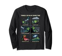 Things I Do in My Spare Time Astrophotography Frog Humor Long Sleeve T-Shirt